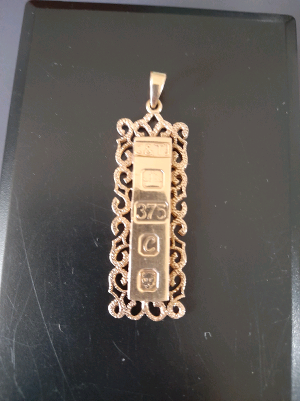 9ct gold ingot 14.2 gram 3.3 bale £310 